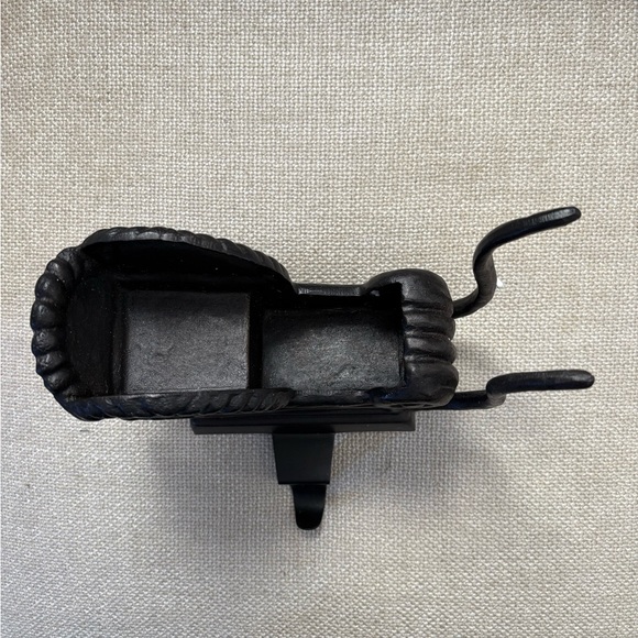 Pottery Barn Black Sleigh stocking holder - Picture 2 of 6